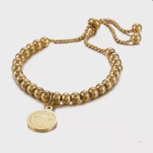18k Gold Braided Bracelet